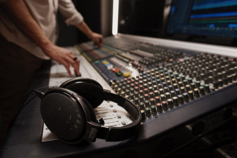 Estudio para grabar canciones